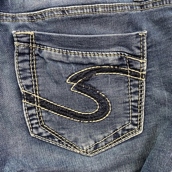 Silver Jeans Dark Blue Ankle Jeans - Picture 13 of 15